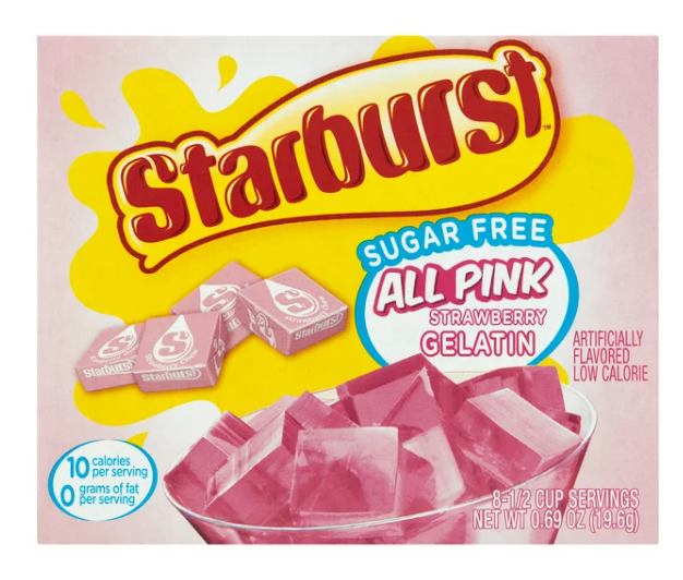 Starburst - All Pink Gelatin - 19g (Sugar Free)