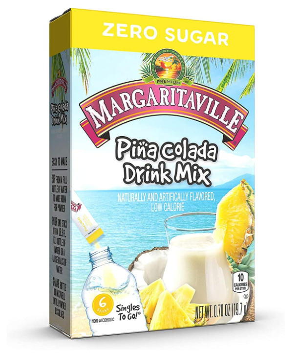 Drink Mix - Margaritaville - Pina Colada - Water Enhancer -  6 pack (1 box)