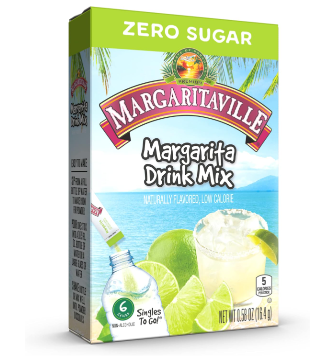 Drink Mix - Margaritaville - Margarita - Water Enhancer -  6 pack (1 box)