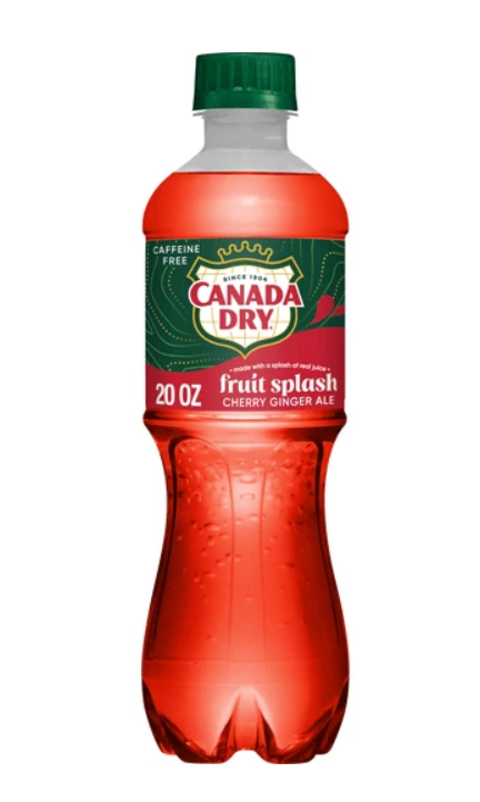 Canada Dry - Fruit Splash Cherry Ginger Ale - 591ml