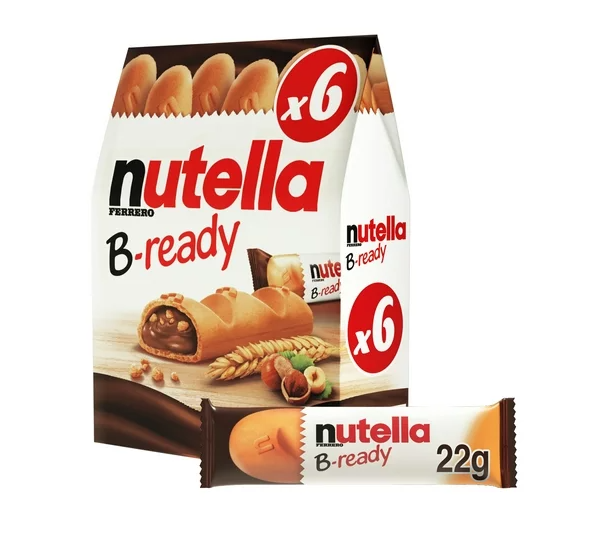 Nutella - B-Ready Biscuits 6 Sticks (Italy)