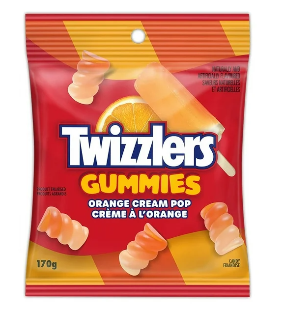 Twizzlers - Gummies Orange Cream Pop - 170g