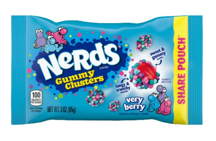 Nerds - Gummy Clusters Very Berry - Share Pouch - 85g
