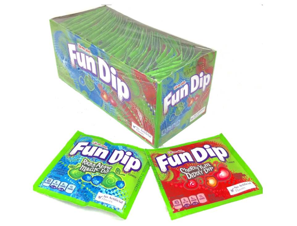 Wonka - Fun Dip Razz Apple Magic Dip & Cherry Yum Diddly Dip - 12g