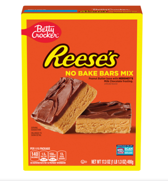 Betty Crocker - Reese's Peanut Butter No Bake Bars Mix - 490g