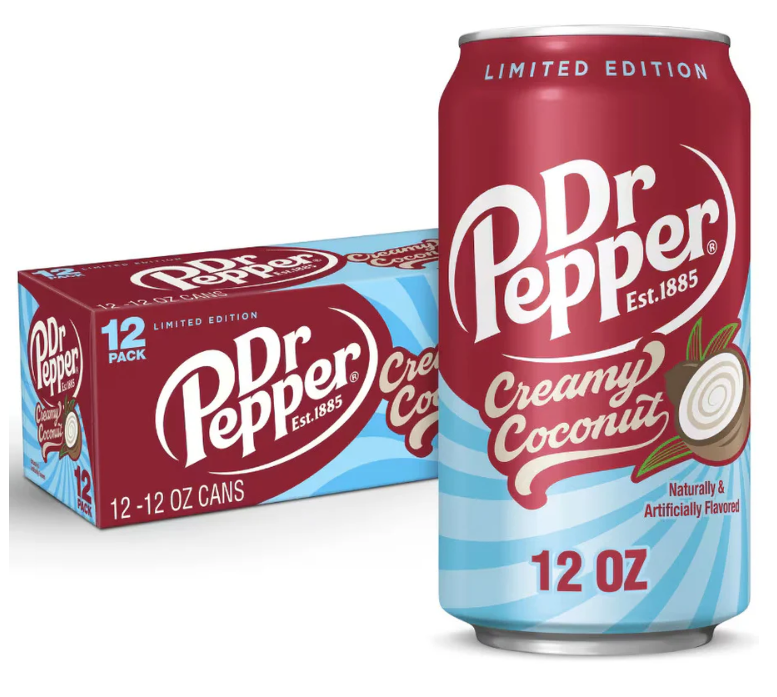 Dr Pepper - Creamy Coconut- 355ml (Limited Edition)