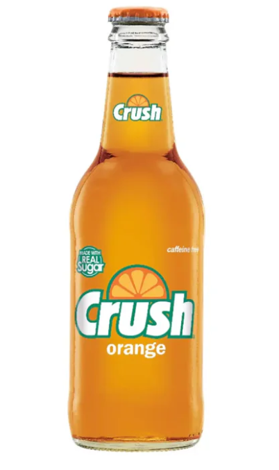 Crush - Orange - Soda Pop Bottle - 355ml (Mexican)