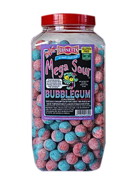 Barnetts- Mega Sour Fruits - Extreme Sour Candy Balls