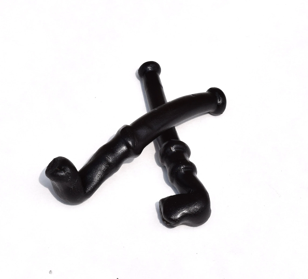 La Pipette - Black Liquorice Candy Pipes - 17g (Netherlands)