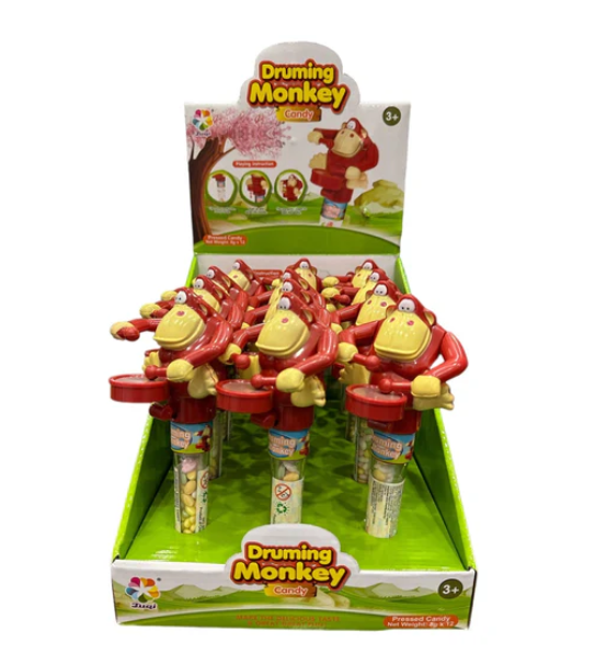 Simush - Drumming Monkey Toy with Candy
