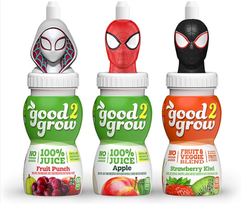 Good2Grow - Fruit Juice with Collectable Character Tops - 177ml (Character Tops Vary)