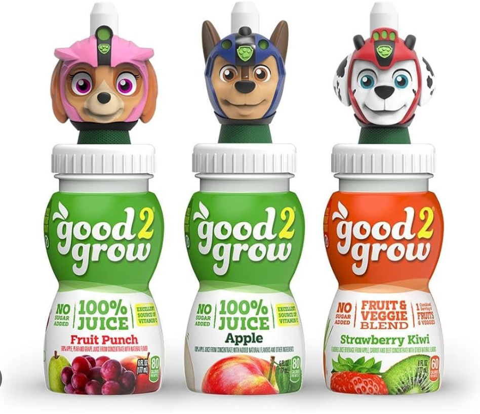 Good2Grow - Fruit Juice with Collectable Character Tops - 177ml (Character Tops Vary)