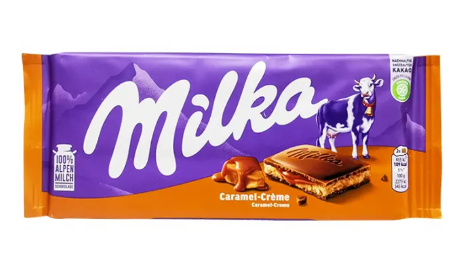 Milka - Caramel Creme Bar - 100g