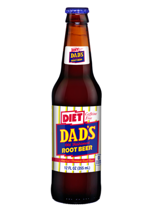 Dad's - Sugar Free Old Fashioned Root Beer -  Soda Pop - 355ml