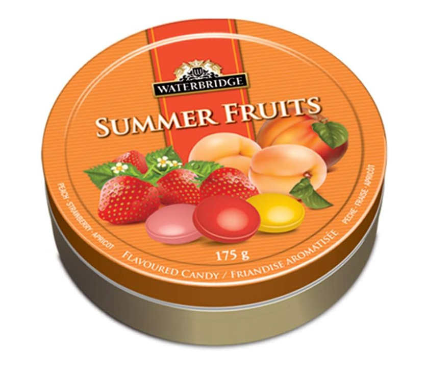 Waterbridge - Summer Fruits Candy Tin - 175g (UK)
