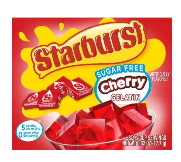 Starburst - Cherry Gelatin - 17.7g (Sugar Free)