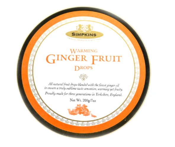Simpkins - Ginger Fruit - Candy Drops - 200g (UK)