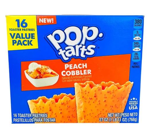 Pop Tarts - Peach Cobbler