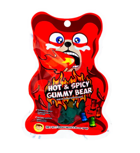 Pocas - Hot & Spicy Gummy Bear - 84g