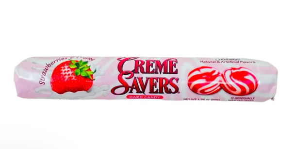 Creme Savers - Strawberry & Cream Roll - 50g