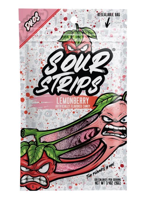 Sour Strips - Duos Lemonberry - 96g