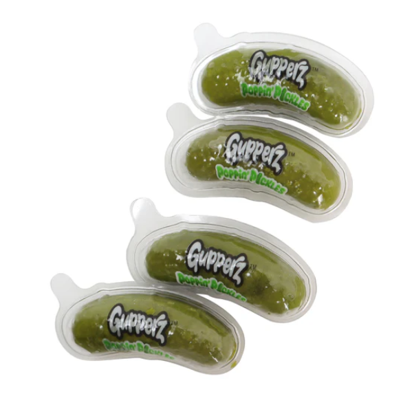 Gupperz - Gummy Liquid Filled Popperz - Poppin' Pickle - 72g