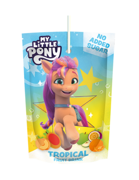 Whatever Brand -  My Little Pony Fruit Juice Pouch (Tropical) - 200ml (UK)