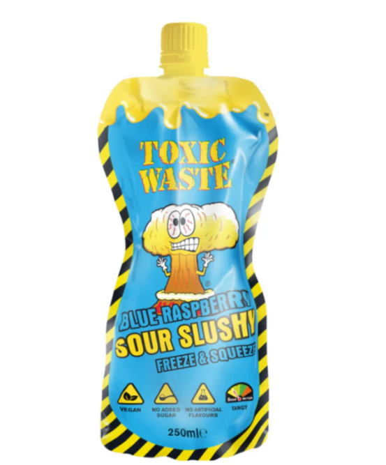 Toxic Waste - Blue Raspberry Sour Slushy - 250g (UK)