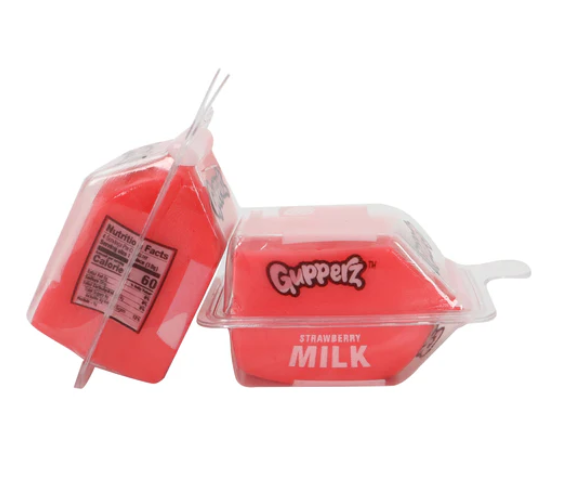 Gupperz - Gummy Liquid Filled Popperz - Strawberry Milk Splash - 72g