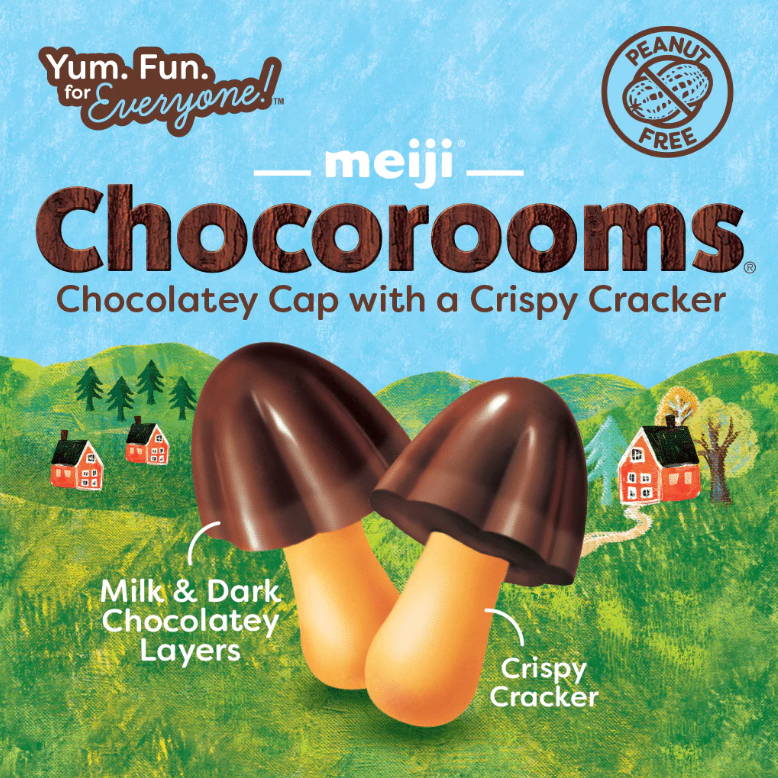 Meiji - Chocorooms - 38g (Japan)