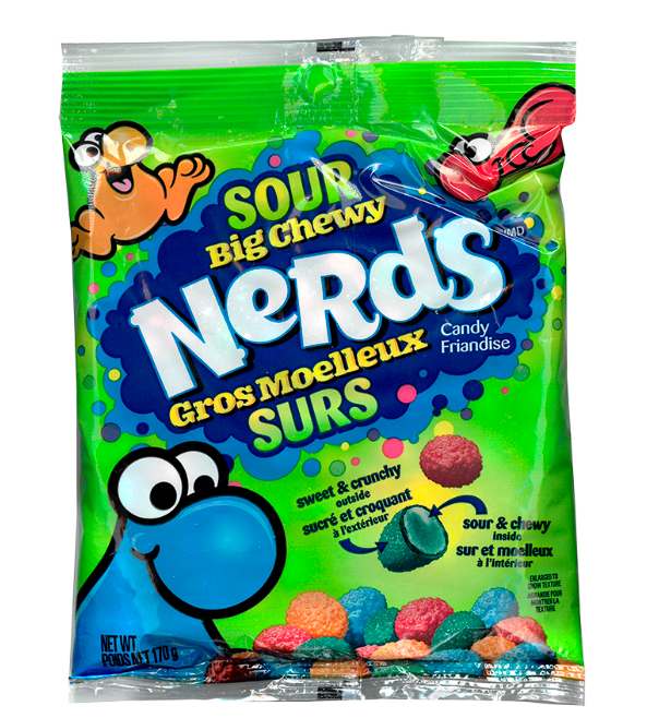 Wonka - Nerds Sour Big Chewy - Theatre Bag - 170g