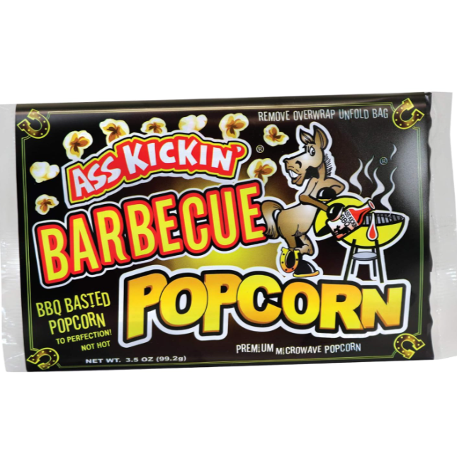 Ass Kickin' - Barbecue Microwave Popcorn - 99g