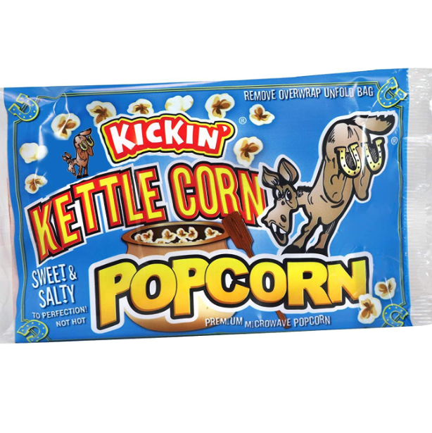 Ass Kickin' - Kettle Corn Microwave Popcorn - 99g