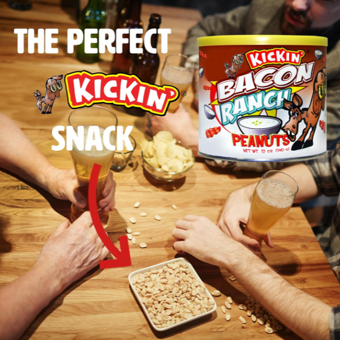 Ass Kickin' - Bacon Ranch Peanuts - 340g