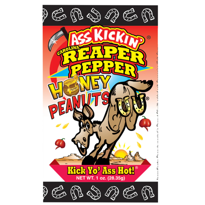 Ass Kickin' - Carolina Reaper Pepper Honey Peanuts - 28g