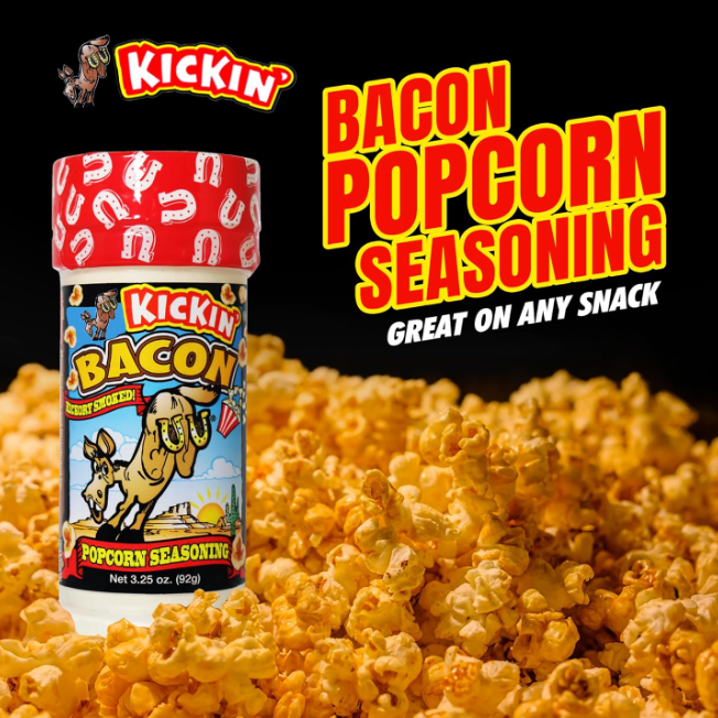 Ass Kickin' - Popcorn Seasoning Bacon - 92g