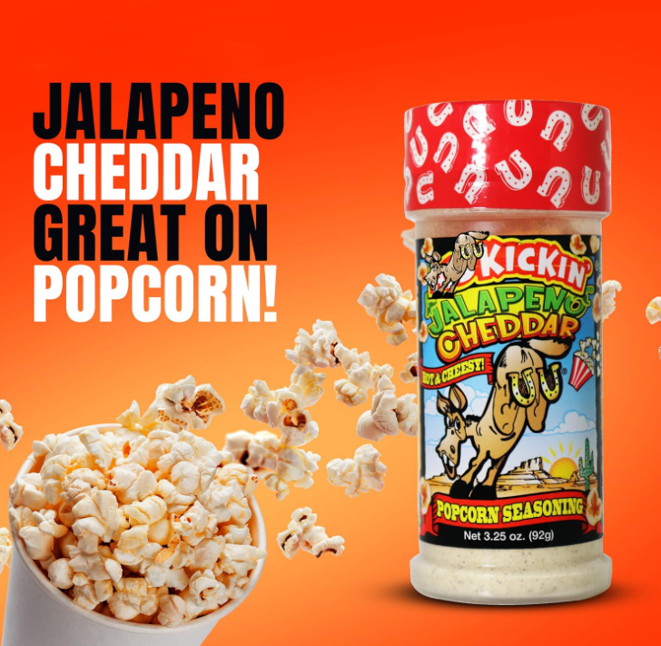 Ass Kickin' - Popcorn Seasoning Jalapeno Cheddar - 92g