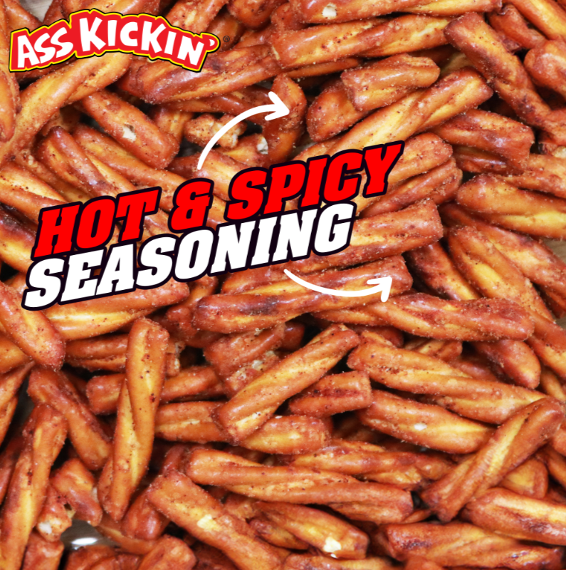 Ass Kickin' - Hot & Spicy Pretzels - 340g