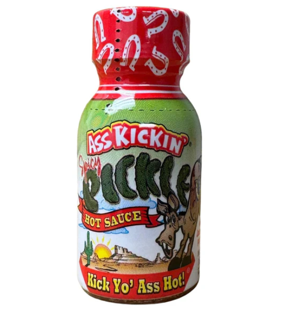 Ass Kickin' - Hot Sauce Mini Bottle Spicy Pickle - 0.75oz