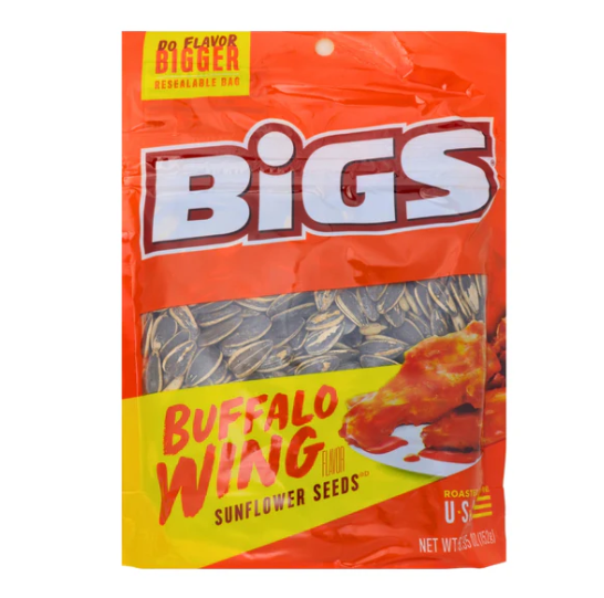 BIGS - Buffalo Wing - Sunflower Seeds - 152g