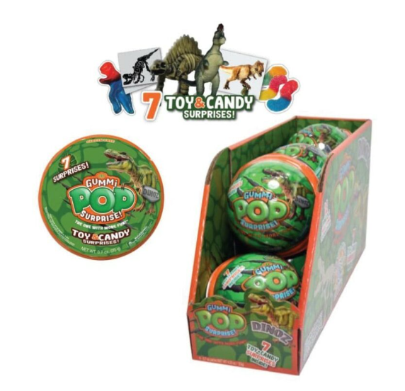 Exclusive Brands - Gummi Pop Surprise Dino - 20g