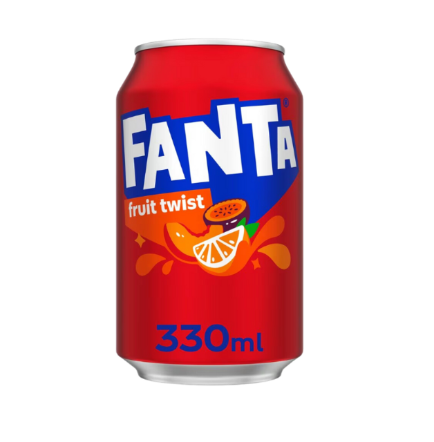 Fanta - Fruit Twist - Soda Pop - 330ml (UK)