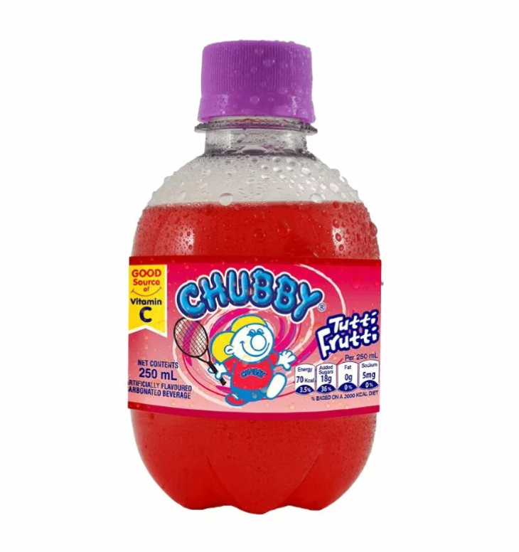 Chubby - Tutti Frutti -  Soda Pop - 250ml