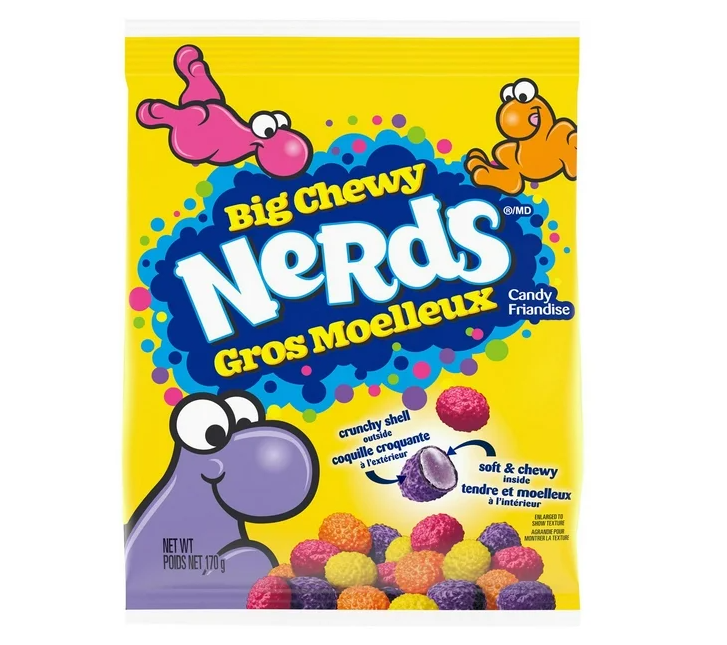 Wonka - Nerds Big Chewy - Theatre Bag - 170g