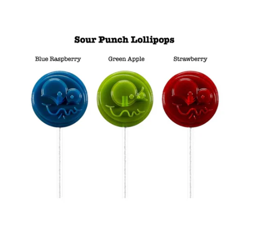 Sour Punch - Lollipops - 17g