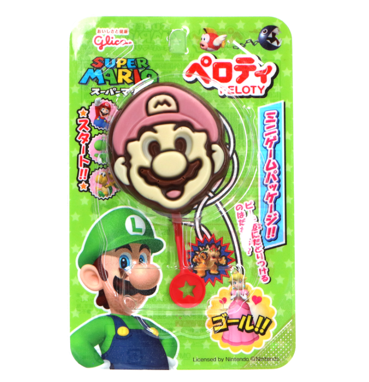 Glico - Super Mario Chocolate Lollipop - 20g (Japan)