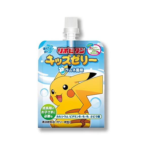 Taisho  - Lipovitan Pokemon Jelly Ramune - 125ml