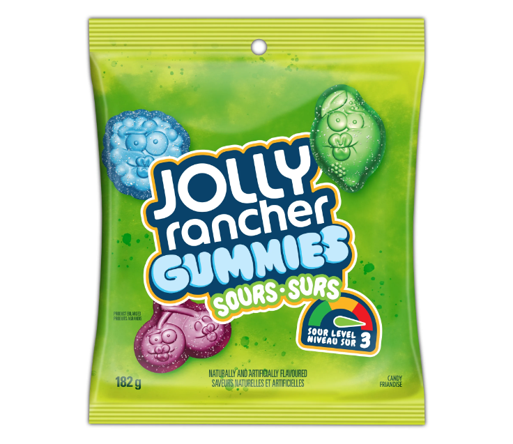 Jolly Rancher - Gummies Sour - Theatre Bag - 182g