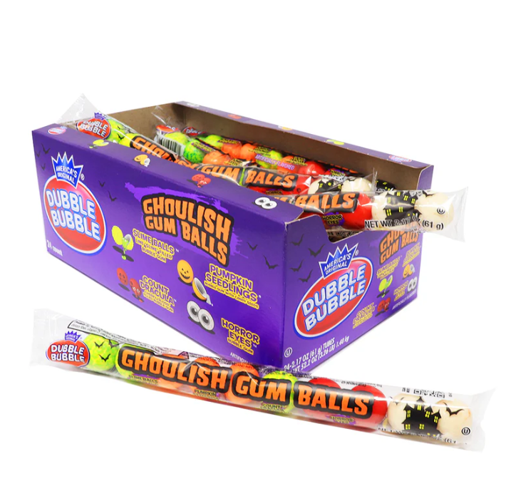 Dubble Bubble - Ghoulish Gum Balls - 61g