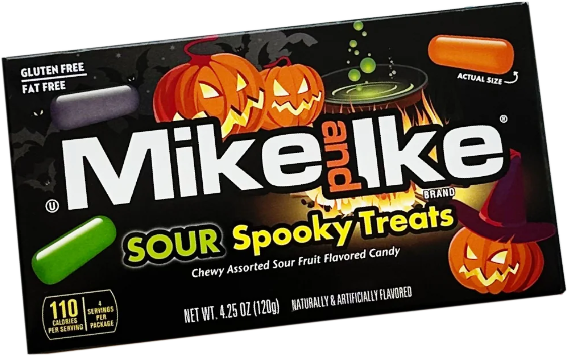 Mike & Ike - Sour Spooky Treats - Theatre Box - 120g